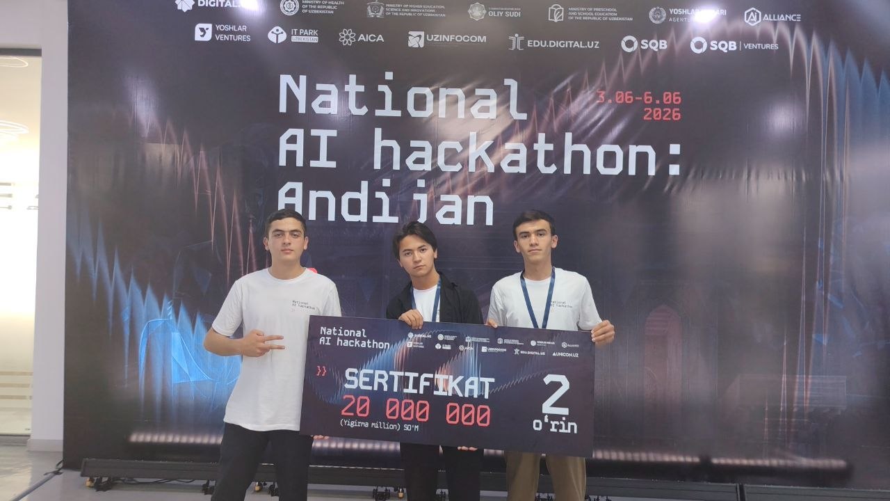 Xolxo'jayev Behruz hackathon g'olibi